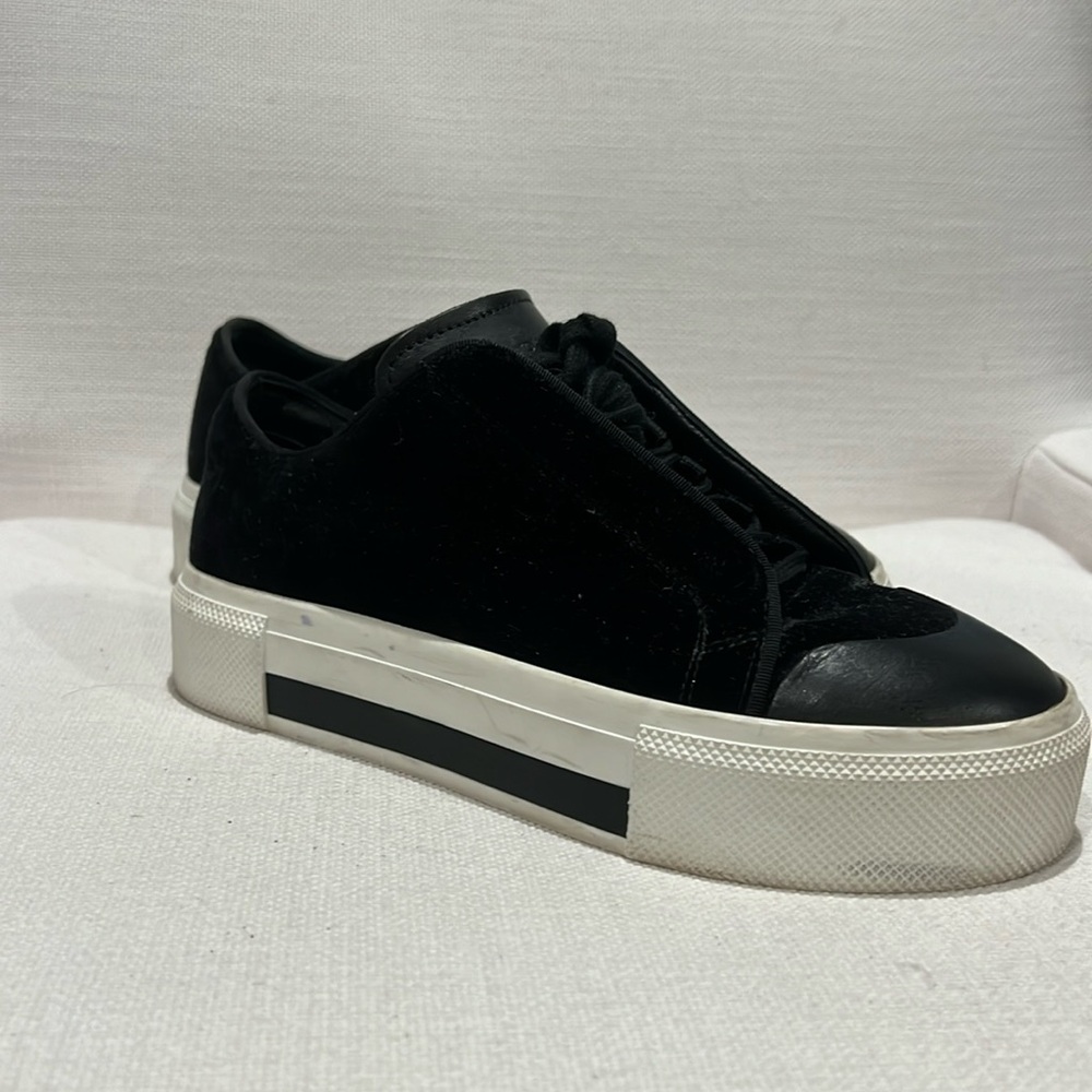 Alexander Mqueen black suede sneakers